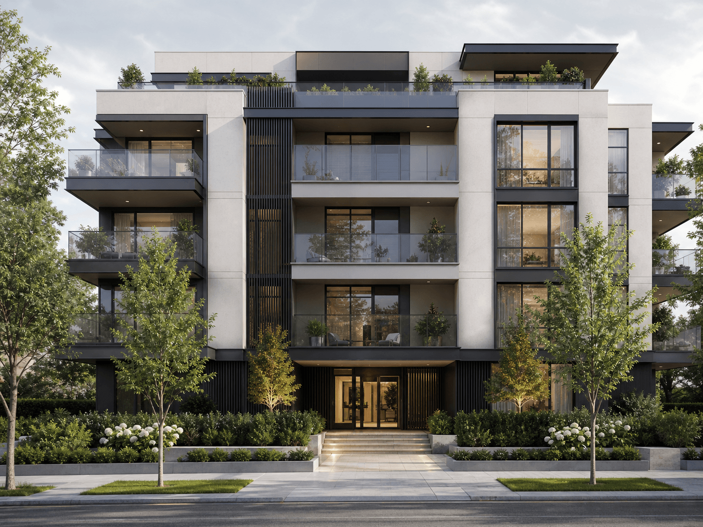Render de fachada del nuevo proyecto Samico Distrito Leloir